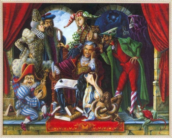 Gemälde Marvelli, der Magier