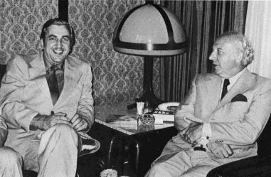 Marvelli bei einer Audienz mit Bundespräsident Walter Scheel